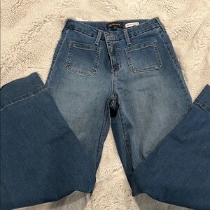 BCBGeneration Wide Leg Denim Jeans